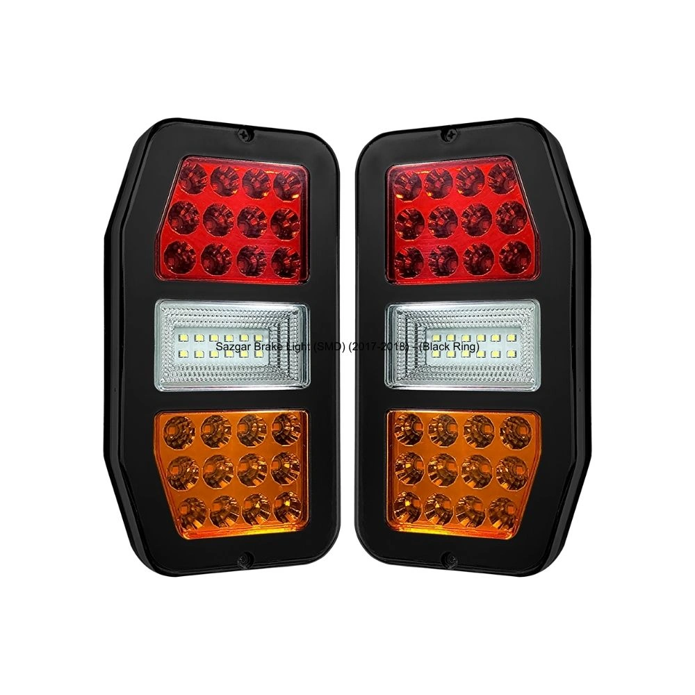 Sazgar LED Break Light Chrome Red